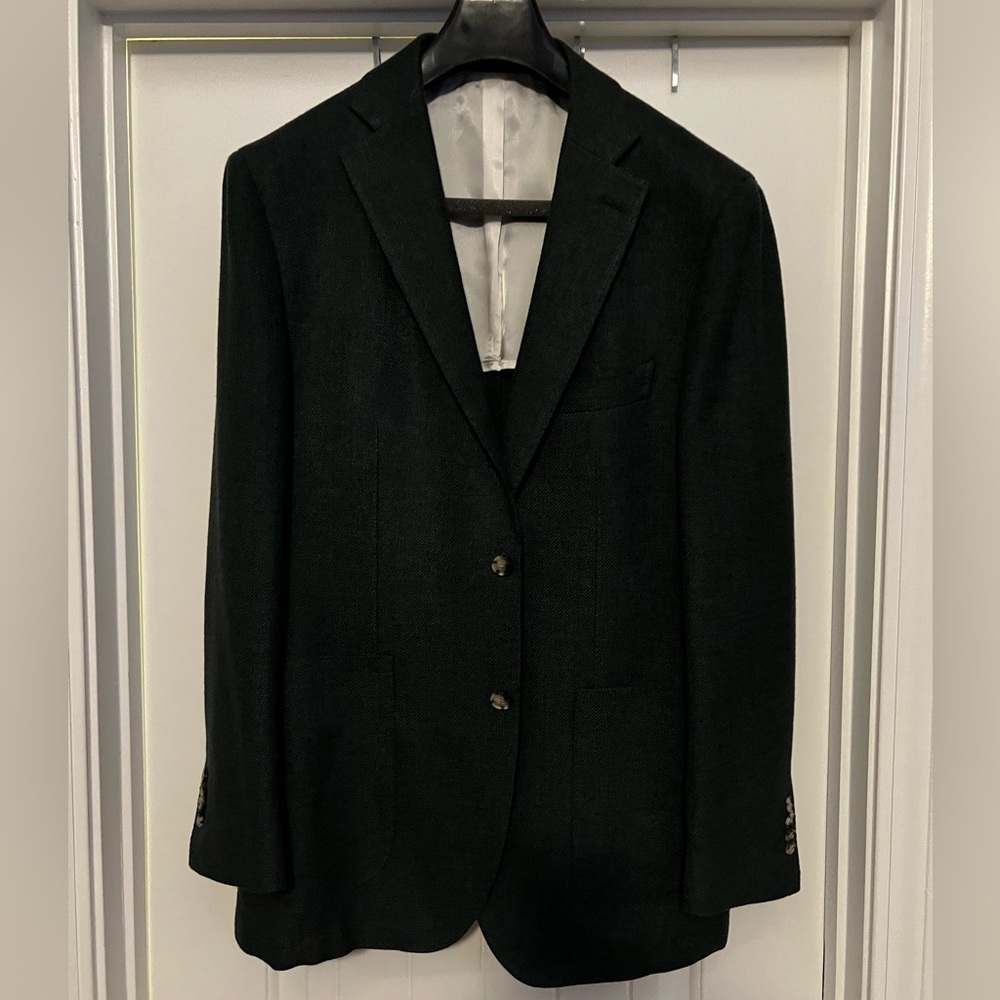 EUC Suitsupply Sportcoat dark green Havana 44 regular